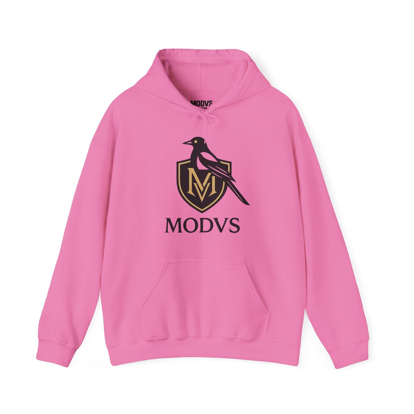 Hoodie — Modvs Crest Logo Pullover (Magpie Emblem)