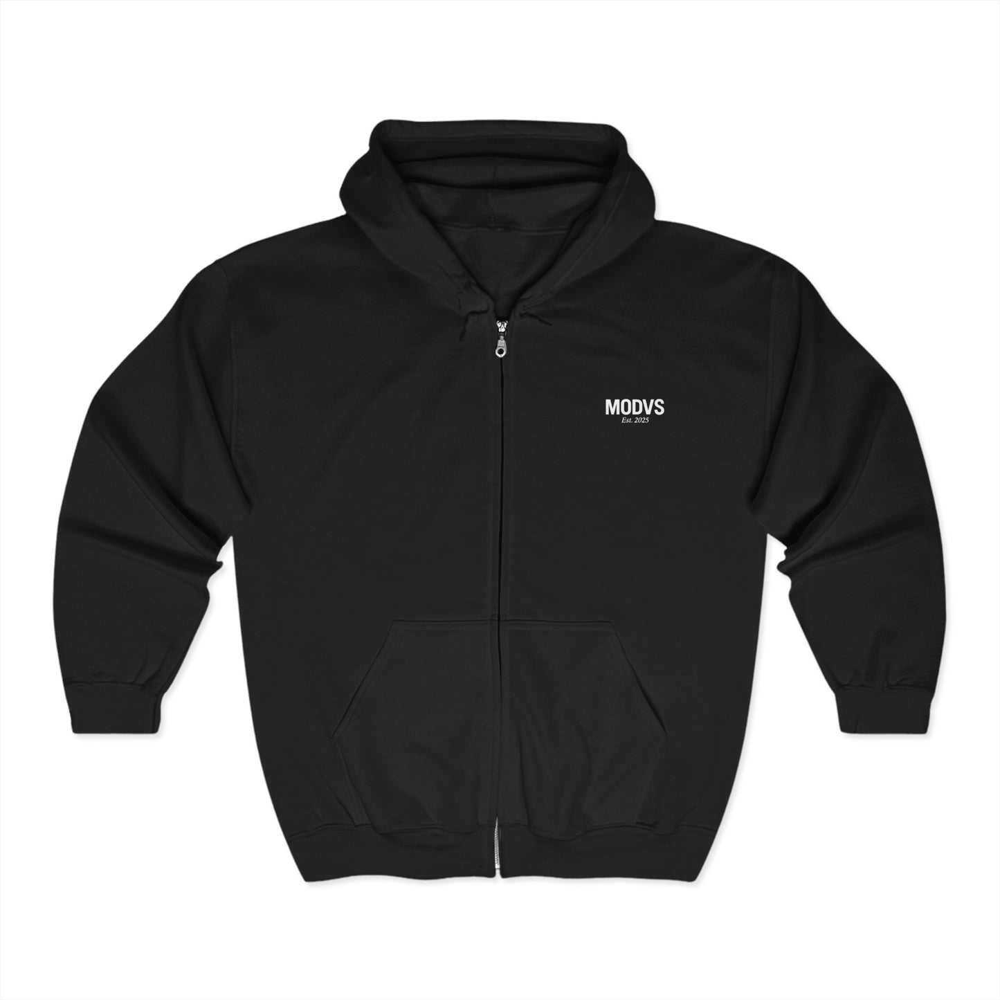 Stylish Unisex Zip Hoodie with MODVS Est. 2025 Design | Cozy Casual Wear, Gift for Him & Her, Streetwear sweatshirt, Year Established [...]
