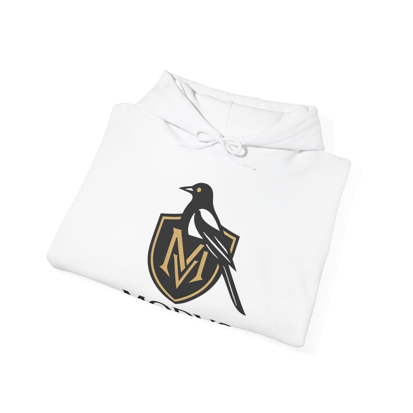 Hoodie — Modvs Crest Logo Pullover (Magpie Emblem)