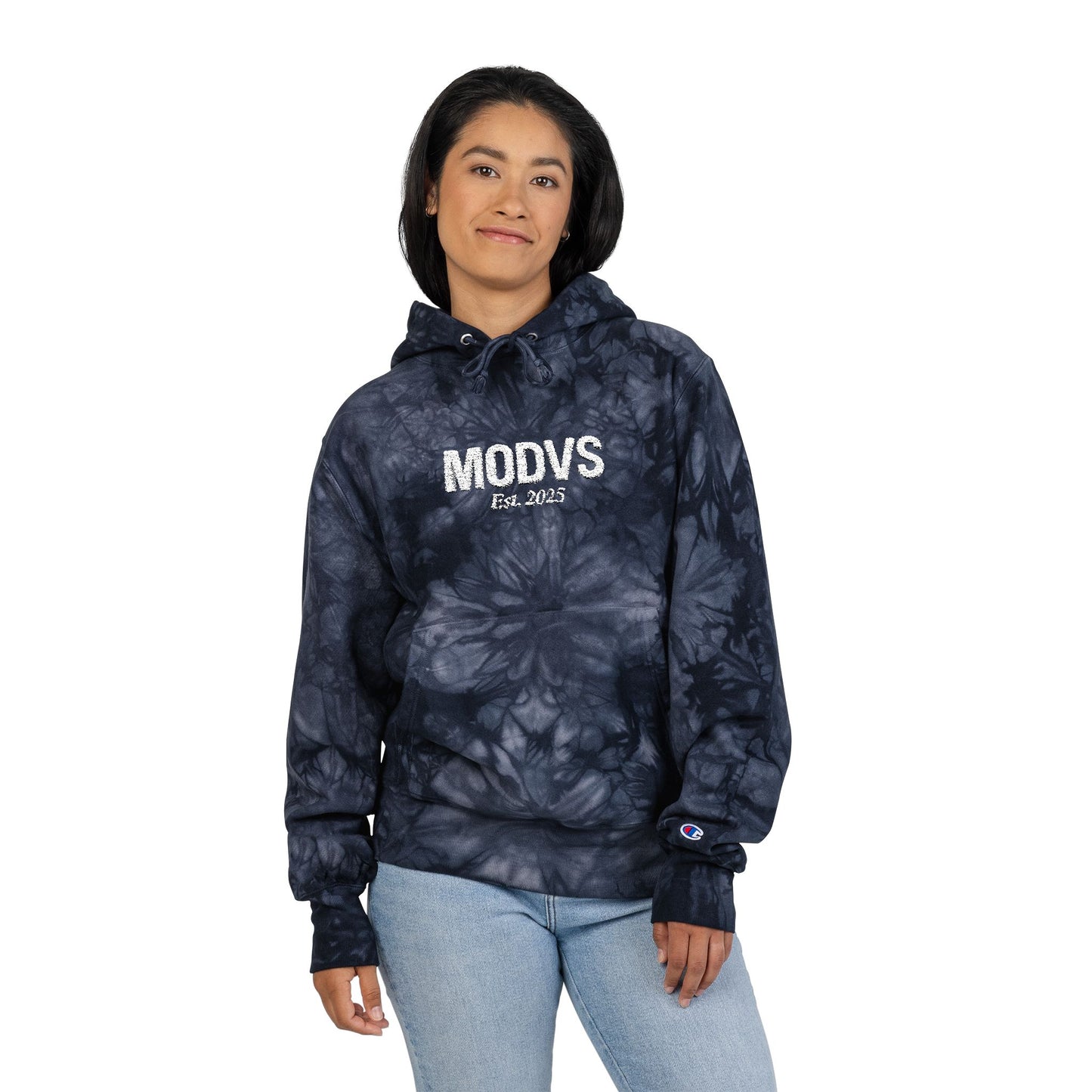 Unisex Champion Tie-Dye Hoodie with MODVS Embroidery - Cozy Fashion for All Occasions, Gift for Him or Her, Streetwear Style, Casual [...]