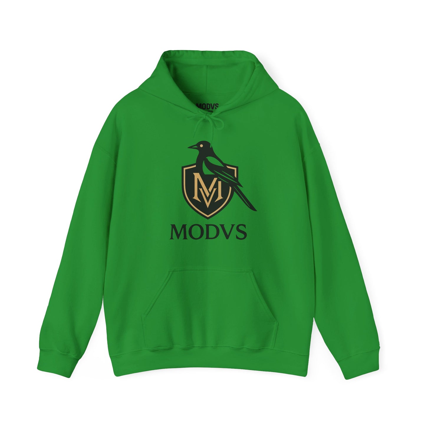 Hoodie — Modvs Crest Logo Pullover (Magpie Emblem)