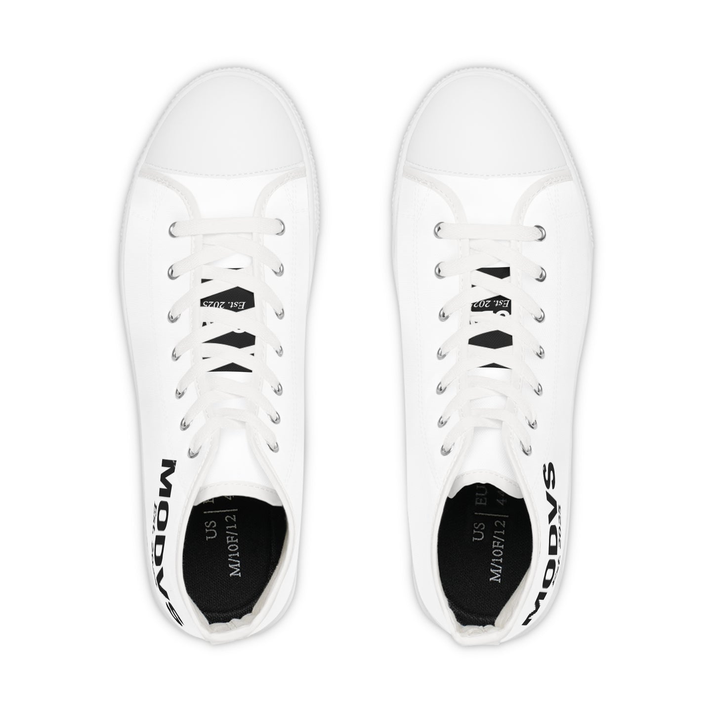 Stylish White High Top Sneakers for Men, Casual Footwear, Daily Wear, Trendy Sneakers, Fashionable Men's Sneaker Shoes, Gift for Him, [...]