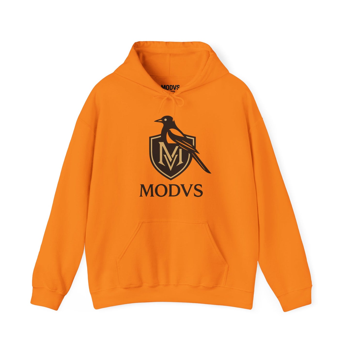 Hoodie — Modvs Crest Logo Pullover (Magpie Emblem)