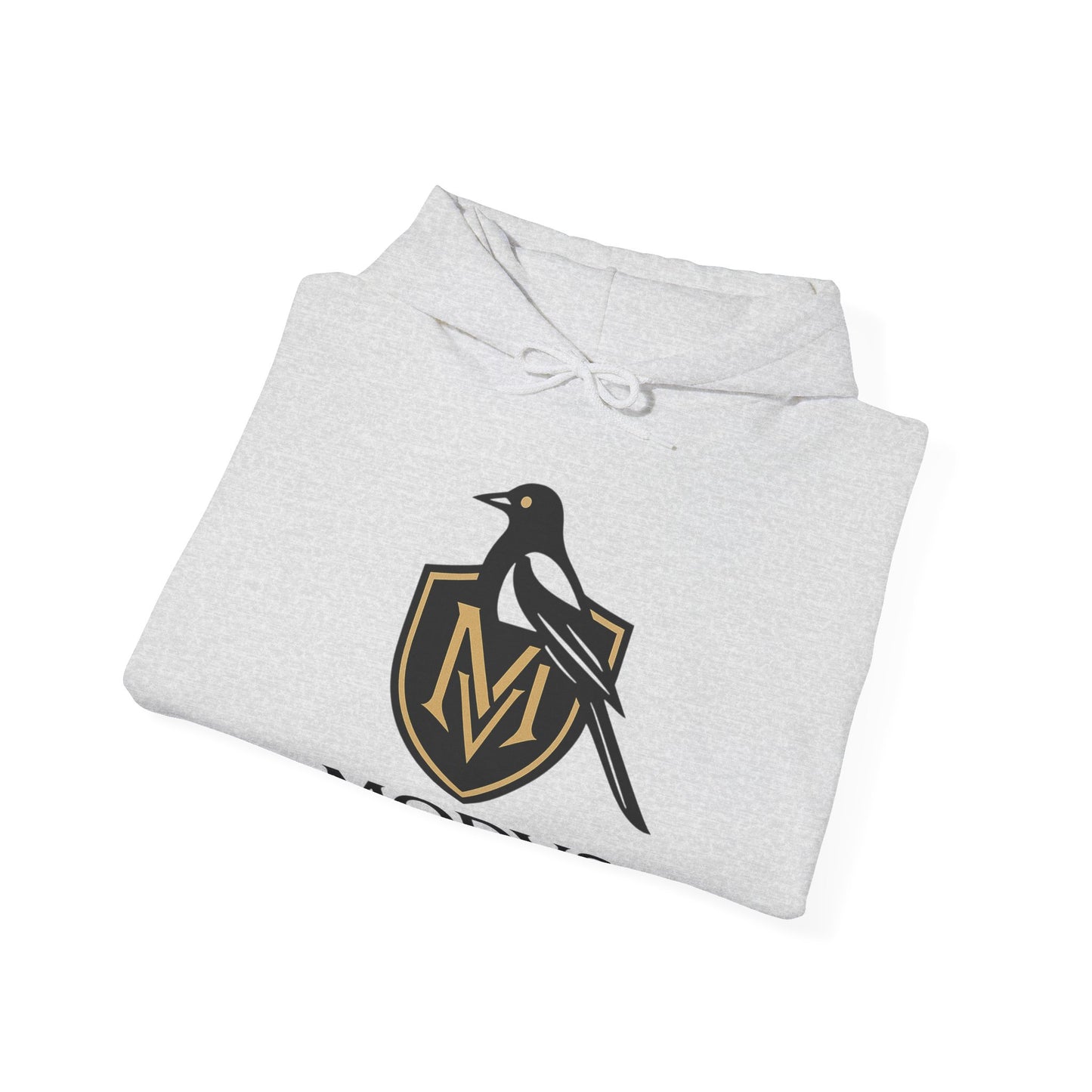 Hoodie — Modvs Crest Logo Pullover (Magpie Emblem)
