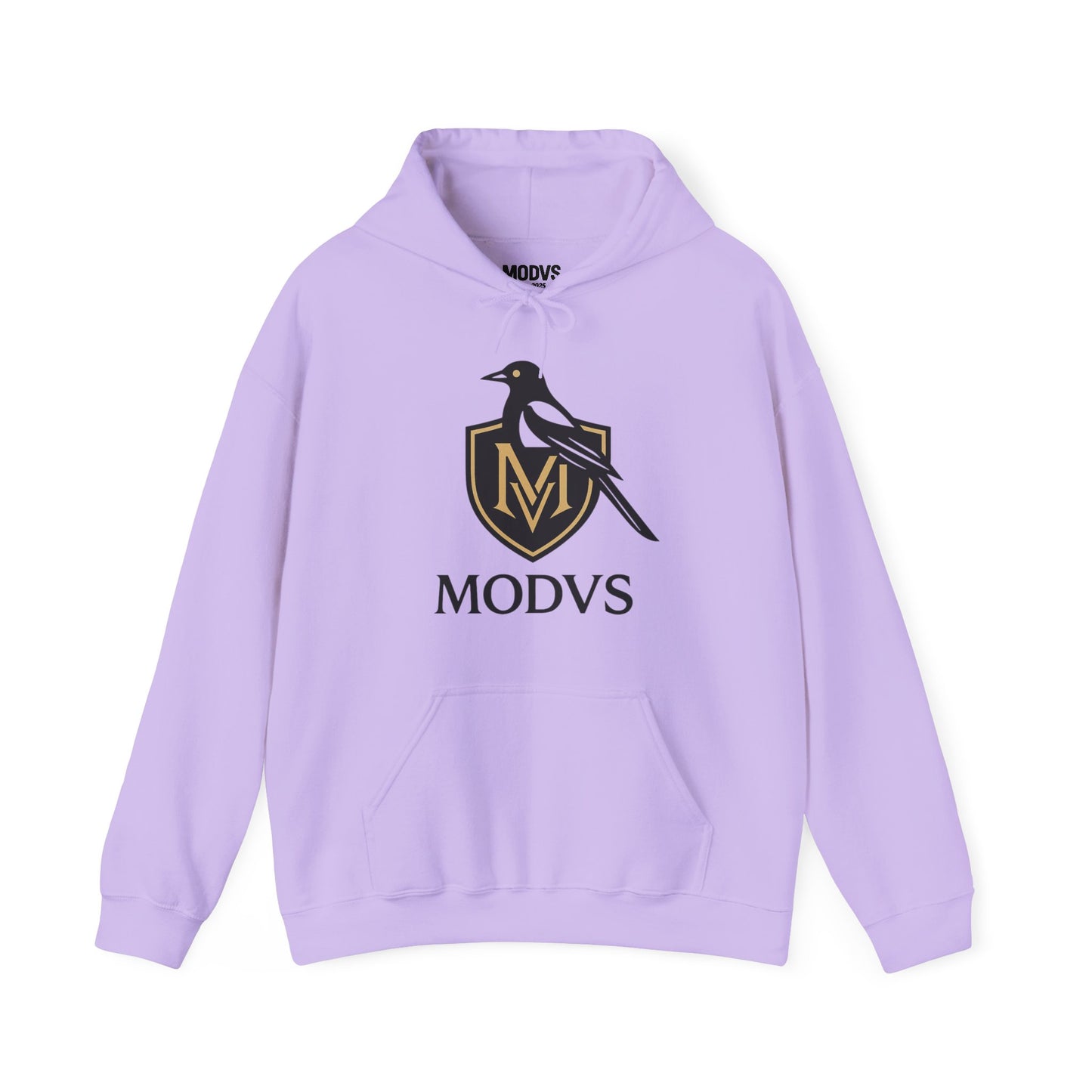 Hoodie — Modvs Crest Logo Pullover (Magpie Emblem)