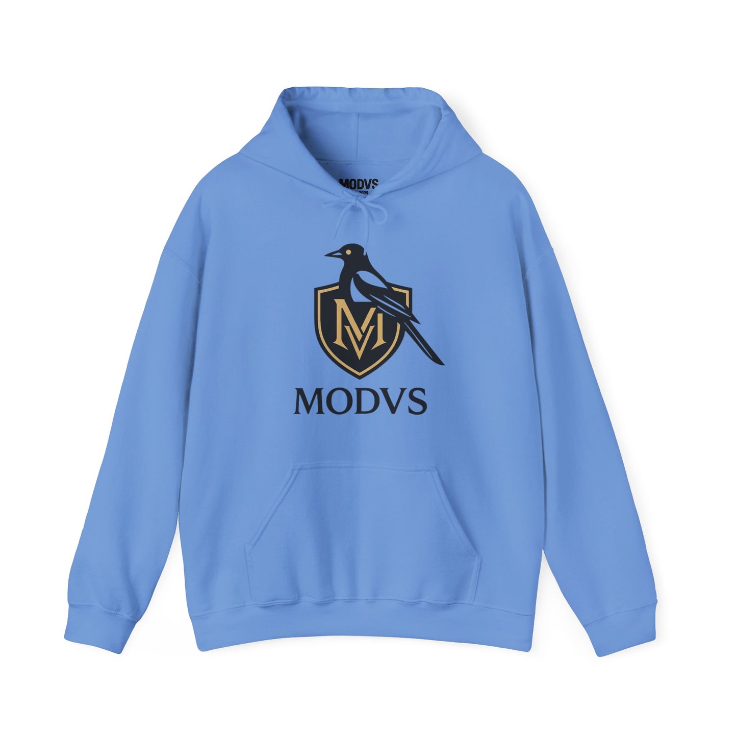 Hoodie — Modvs Crest Logo Pullover (Magpie Emblem)