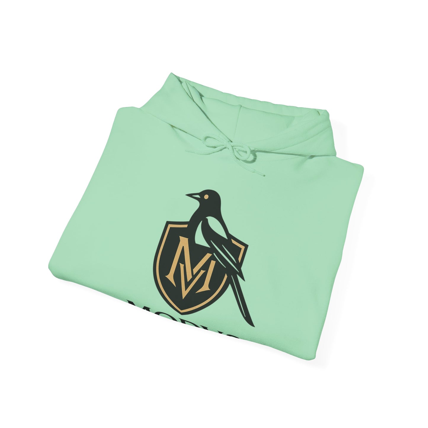 Hoodie — Modvs Crest Logo Pullover (Magpie Emblem)
