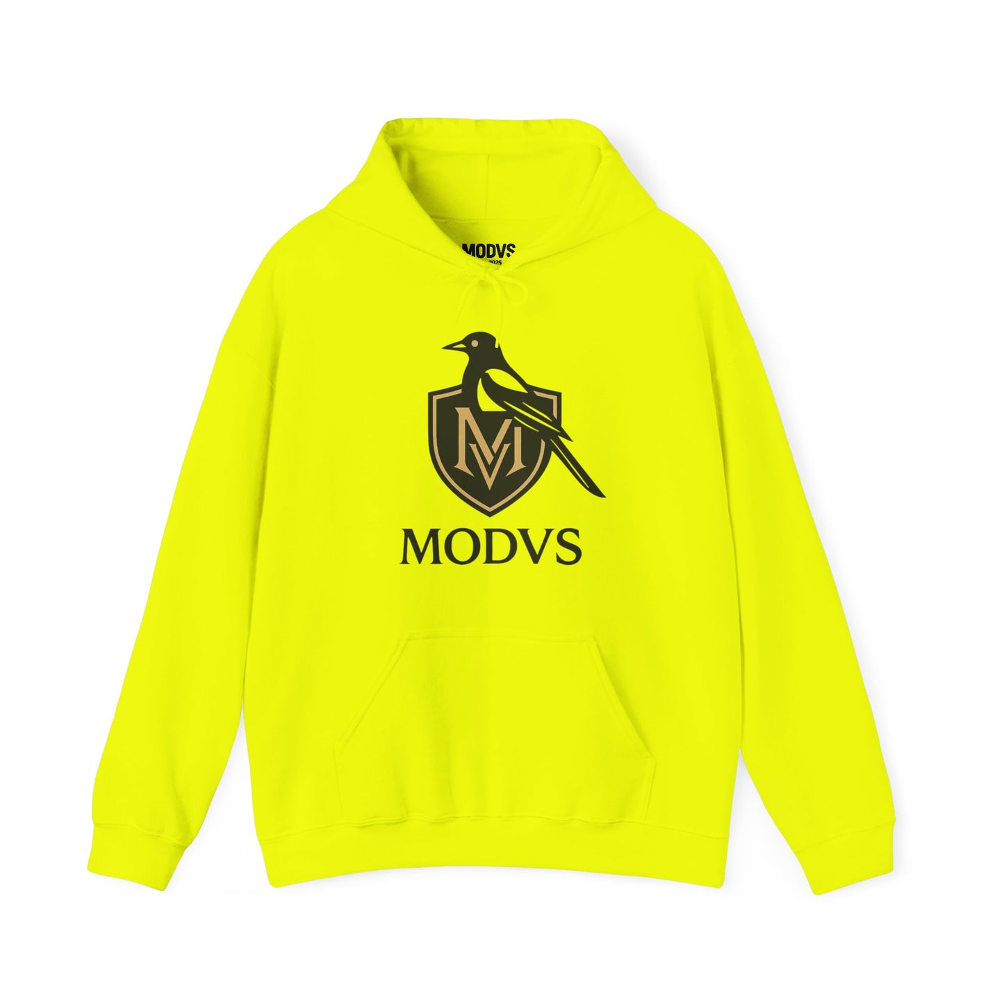Hoodie — Modvs Crest Logo Pullover (Magpie Emblem)