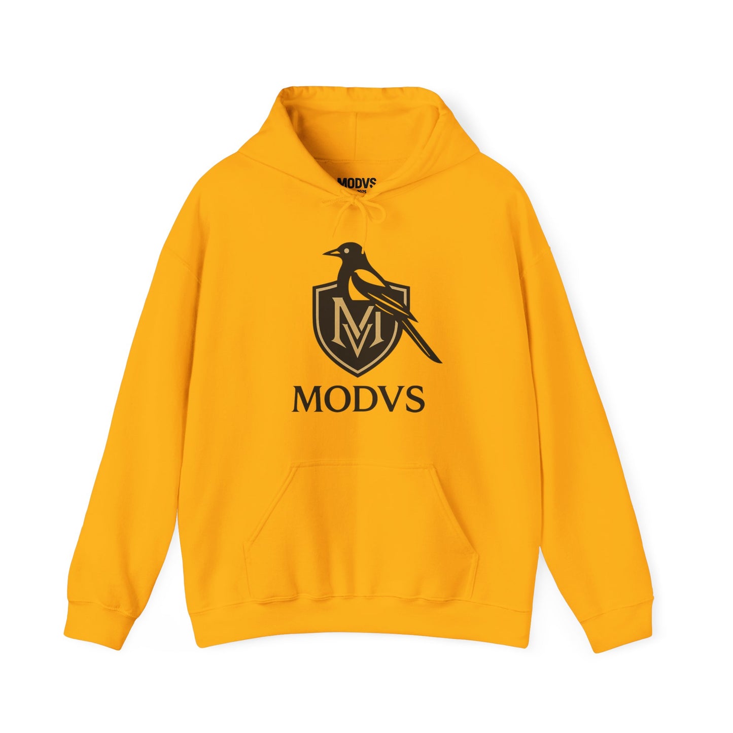 Hoodie — Modvs Crest Logo Pullover (Magpie Emblem)