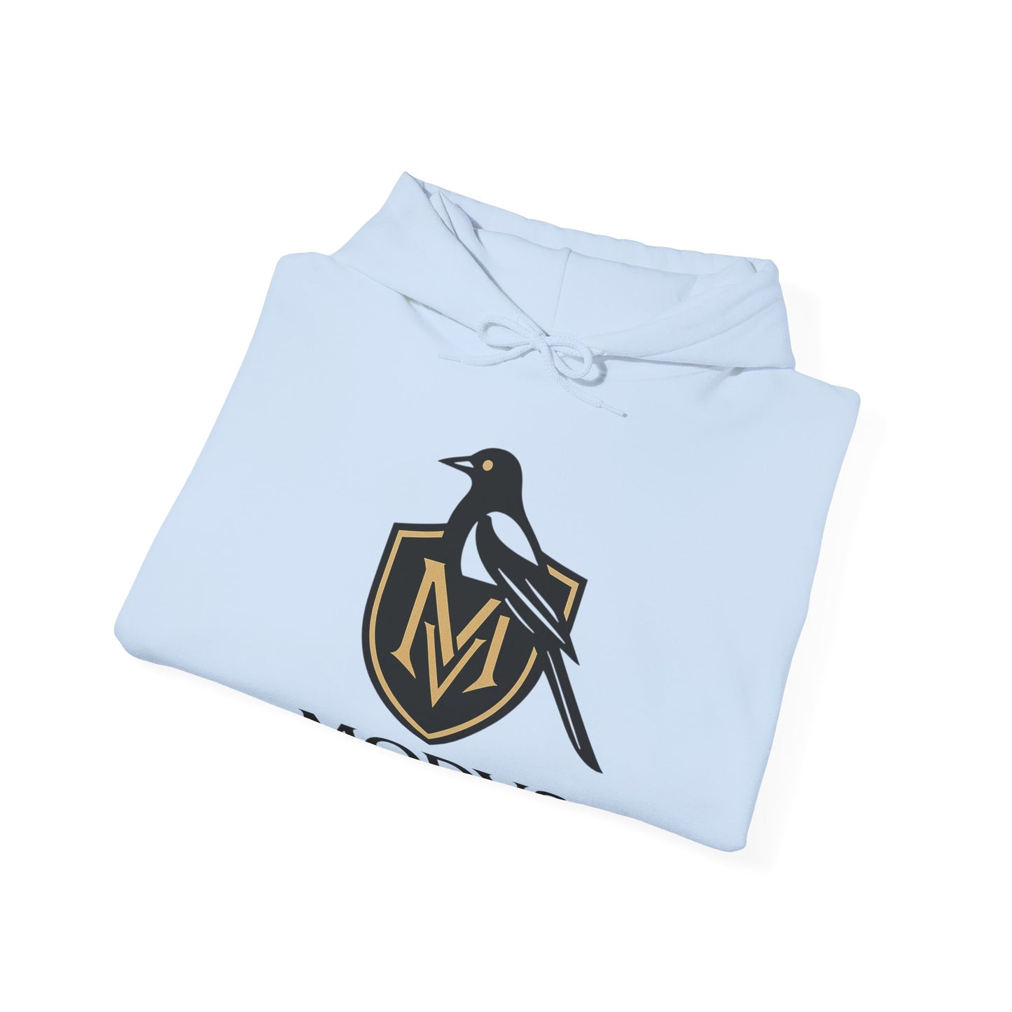 Hoodie — Modvs Crest Logo Pullover (Magpie Emblem)