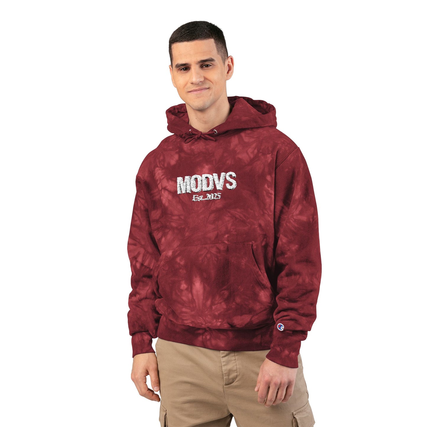 Unisex Champion Tie-Dye Hoodie with MODVS Embroidery - Cozy Fashion for All Occasions, Gift for Him or Her, Streetwear Style, Casual [...]